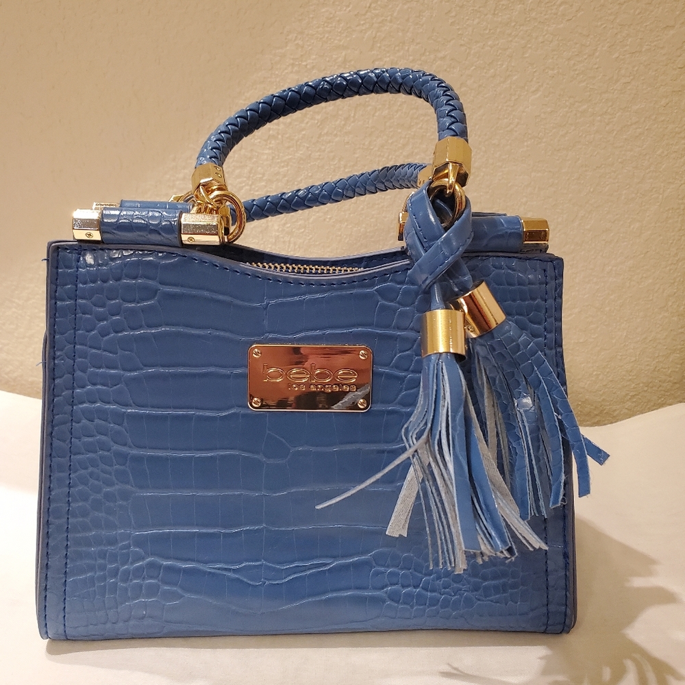 Bebe Blue Cross Body Purse